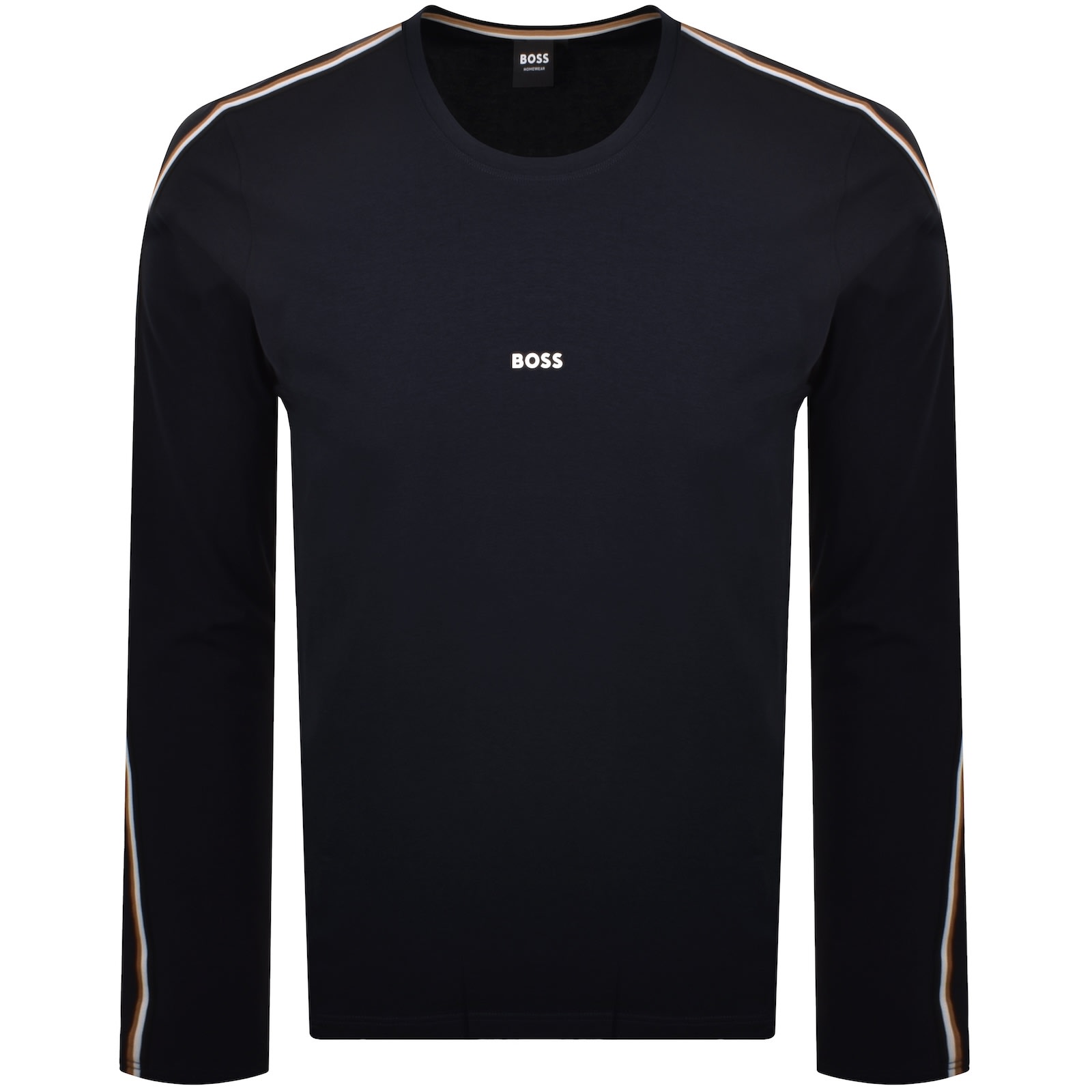 Hugo Boss Boss Unique Long Sleeve T Shirt Dark Blue