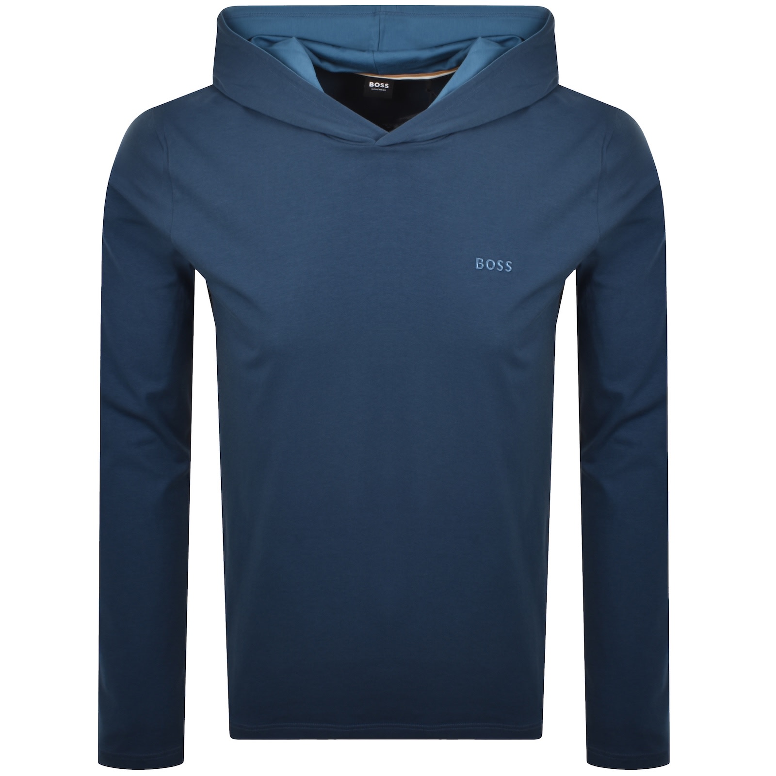 Hugo Boss Boss Mix And Match Hooded T Shirt Blue