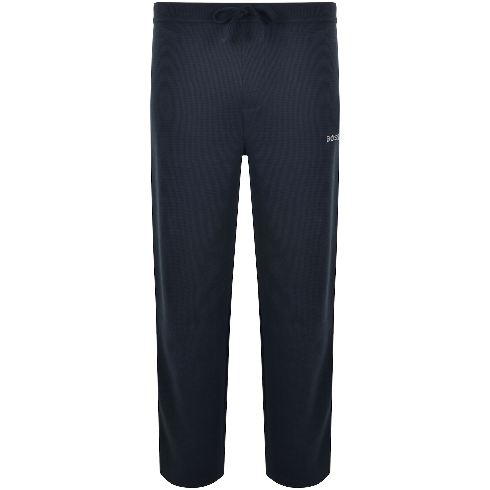 Hugo Boss Boss Waffle Joggers Navy In Blue