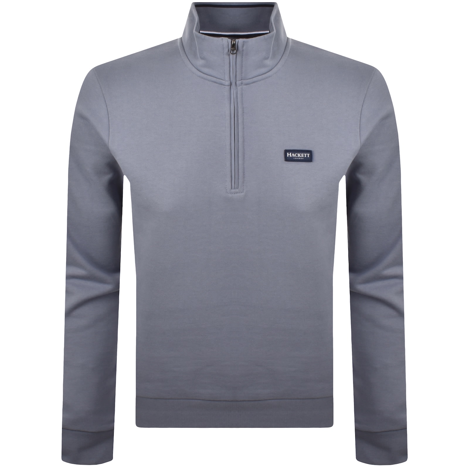 Hackett Half Zip Sweatshirt Blue In Blue