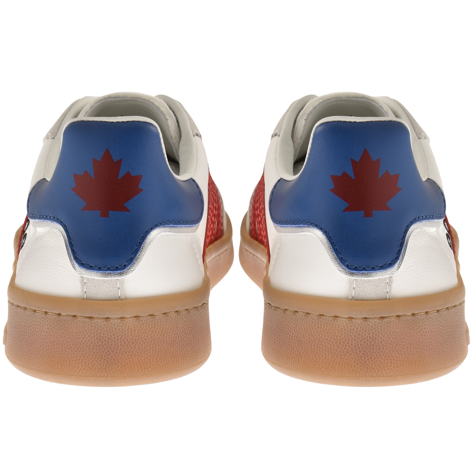 Dsquared2 Dsquared White Leather Boxer Sneakers In White