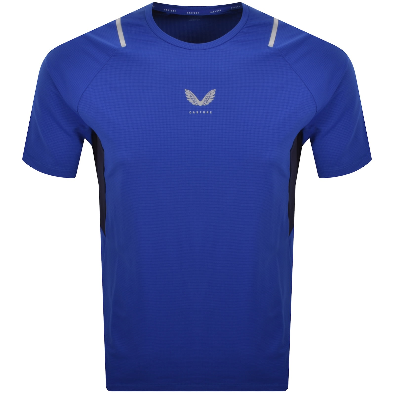 Castore Apex Training T Shirt Black In Blue