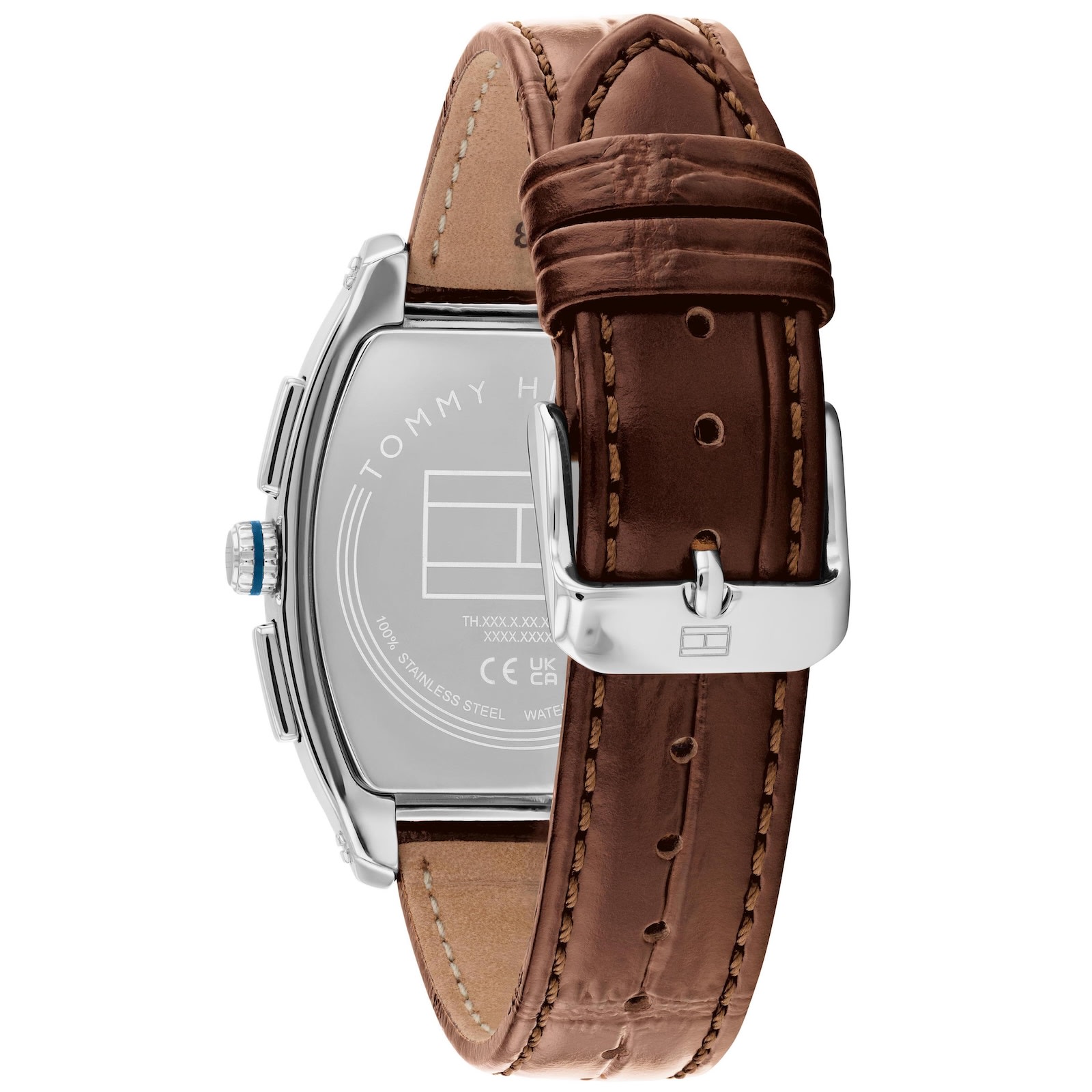 Tommy Hilfiger 36mm Leather Strap Multifunction Watch In Brown