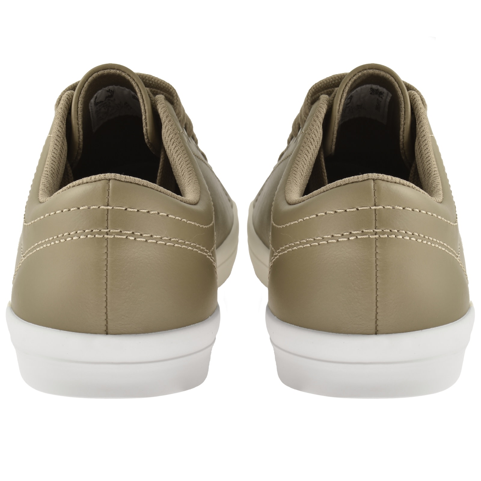 Fred Perry Baseline Leather Trainers Brown In Multi
