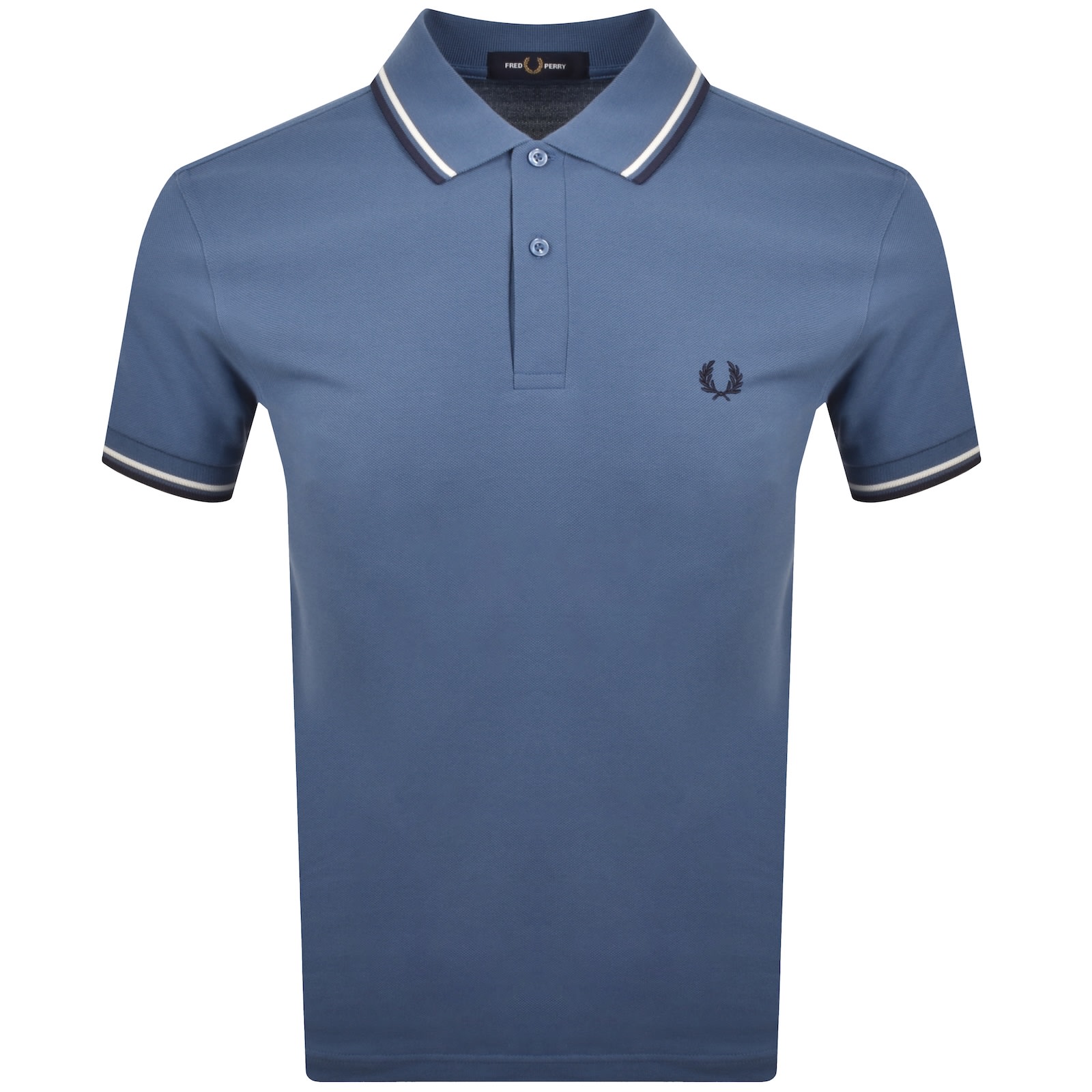 Fred Perry Twin Tipped Polo T Shirt Blue | ModeSens
