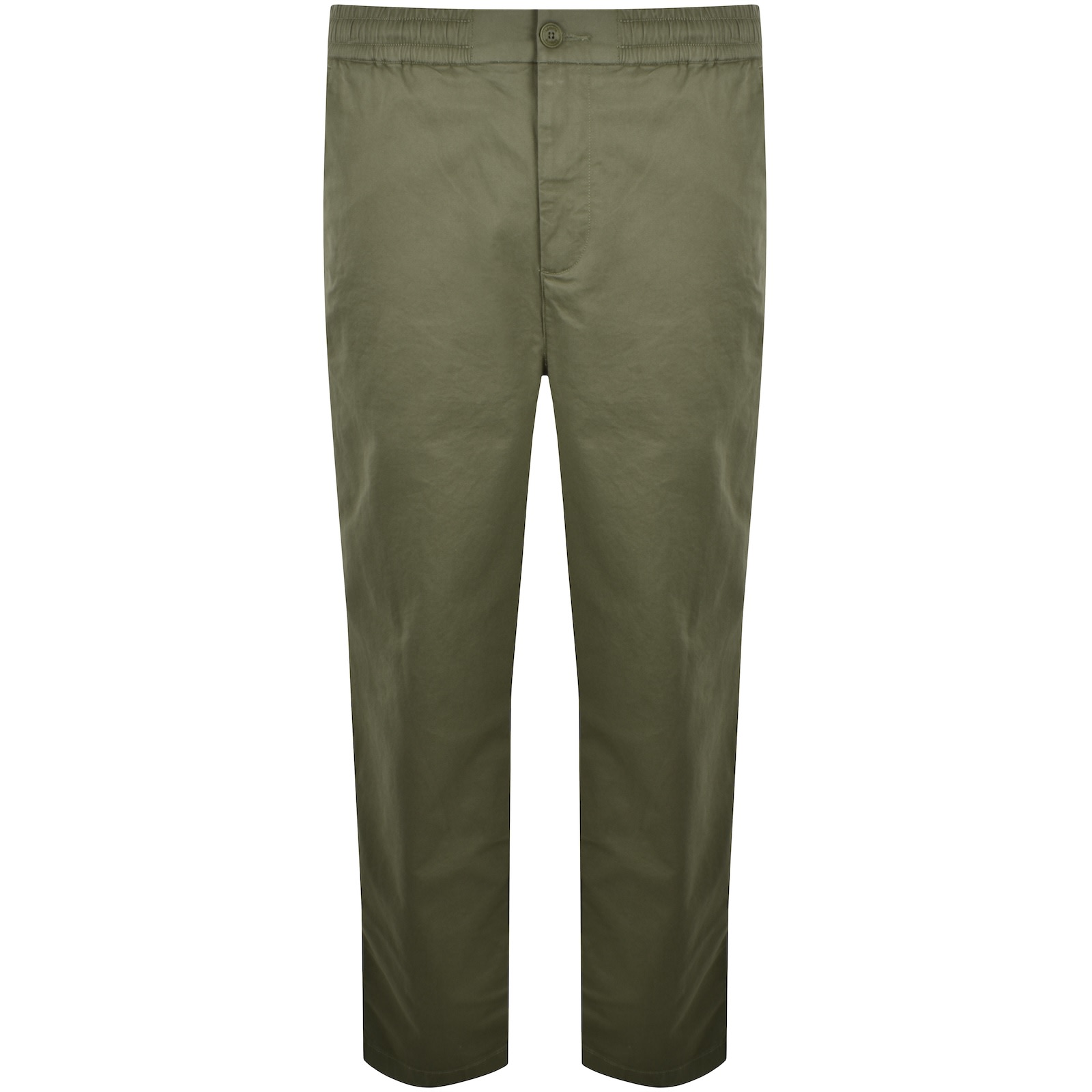 Lacoste Regular Fit Pull On Chinos Olive In Green