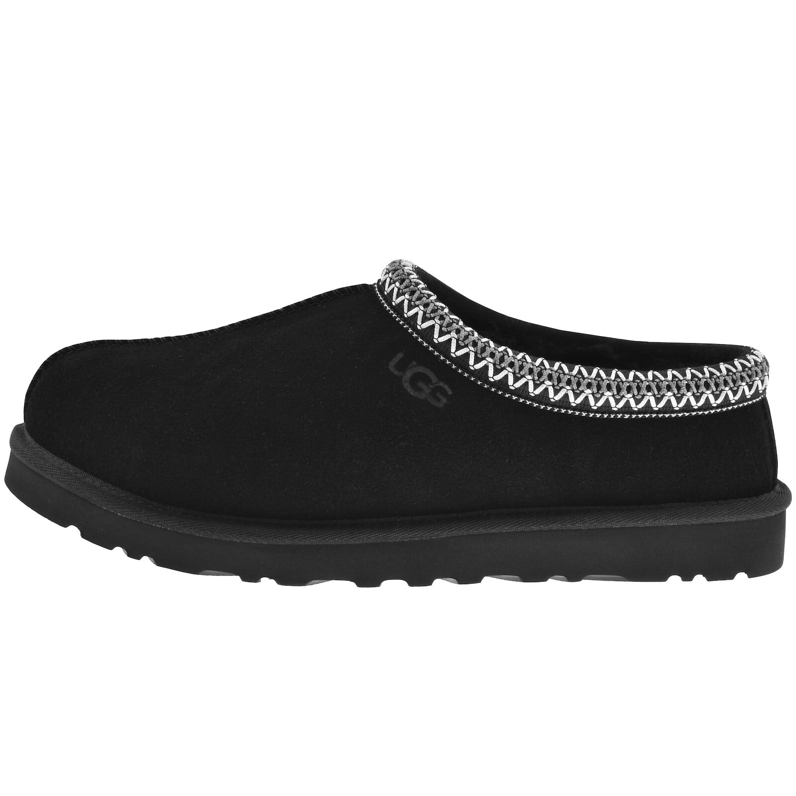 Ugg Tasman Ii 1174671-blk Slipper Men Black Suede Sheepskin Lined Slip-on Gug228
