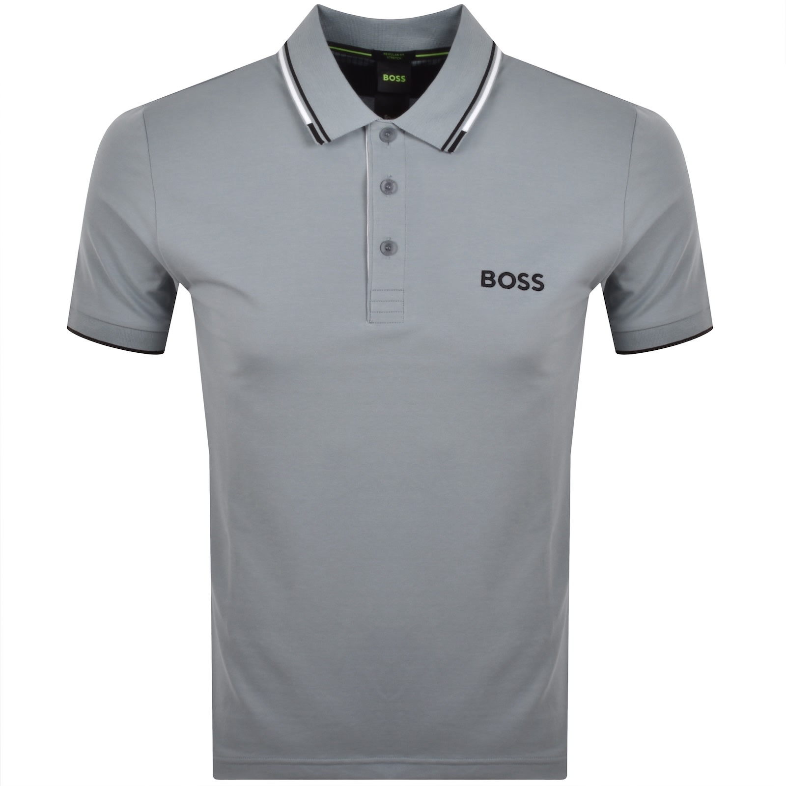 Boss Athleisure Boss Paddy Pro Polo T Shirt Grey In Gray
