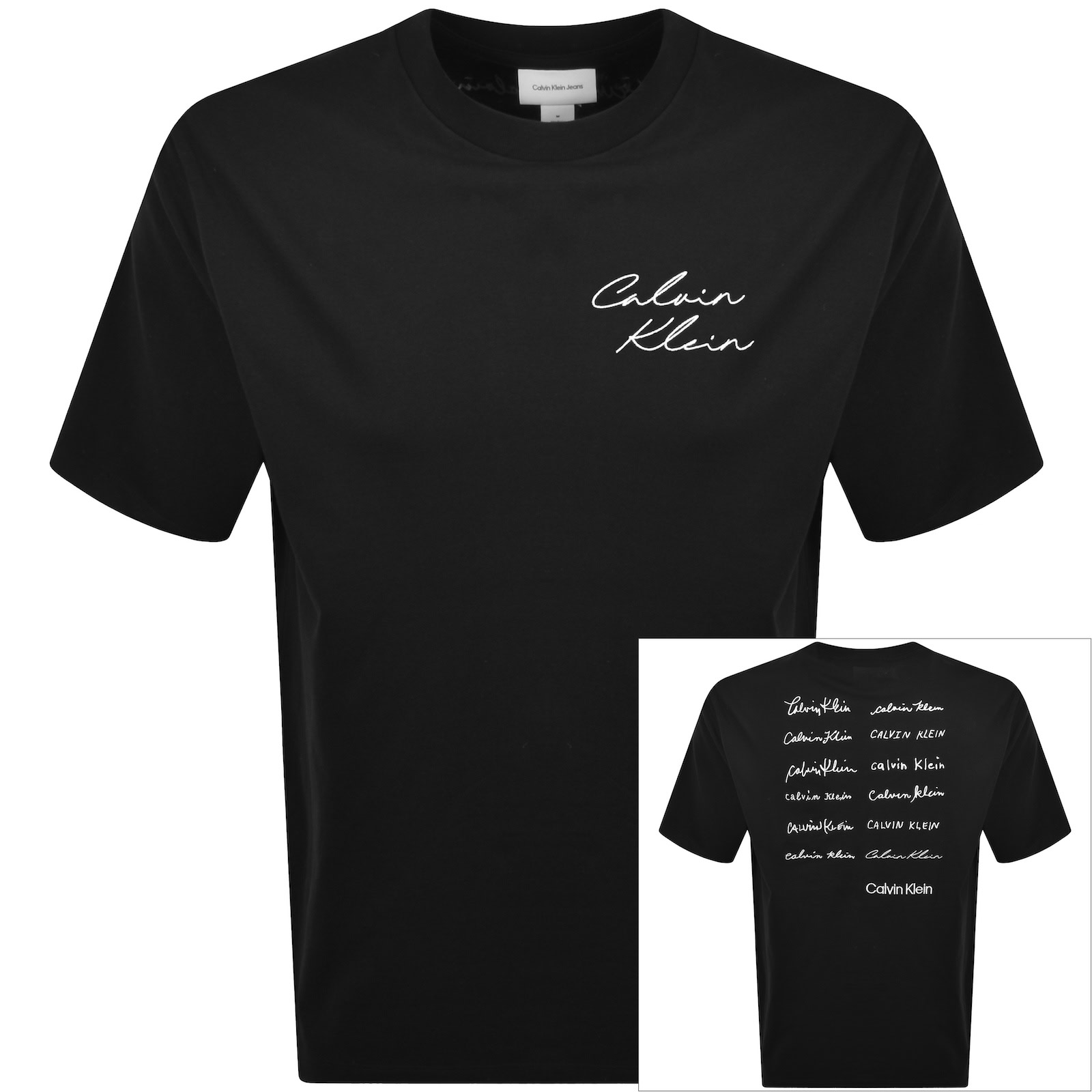 Calvin Klein Jeans Graphic T Shirt Black