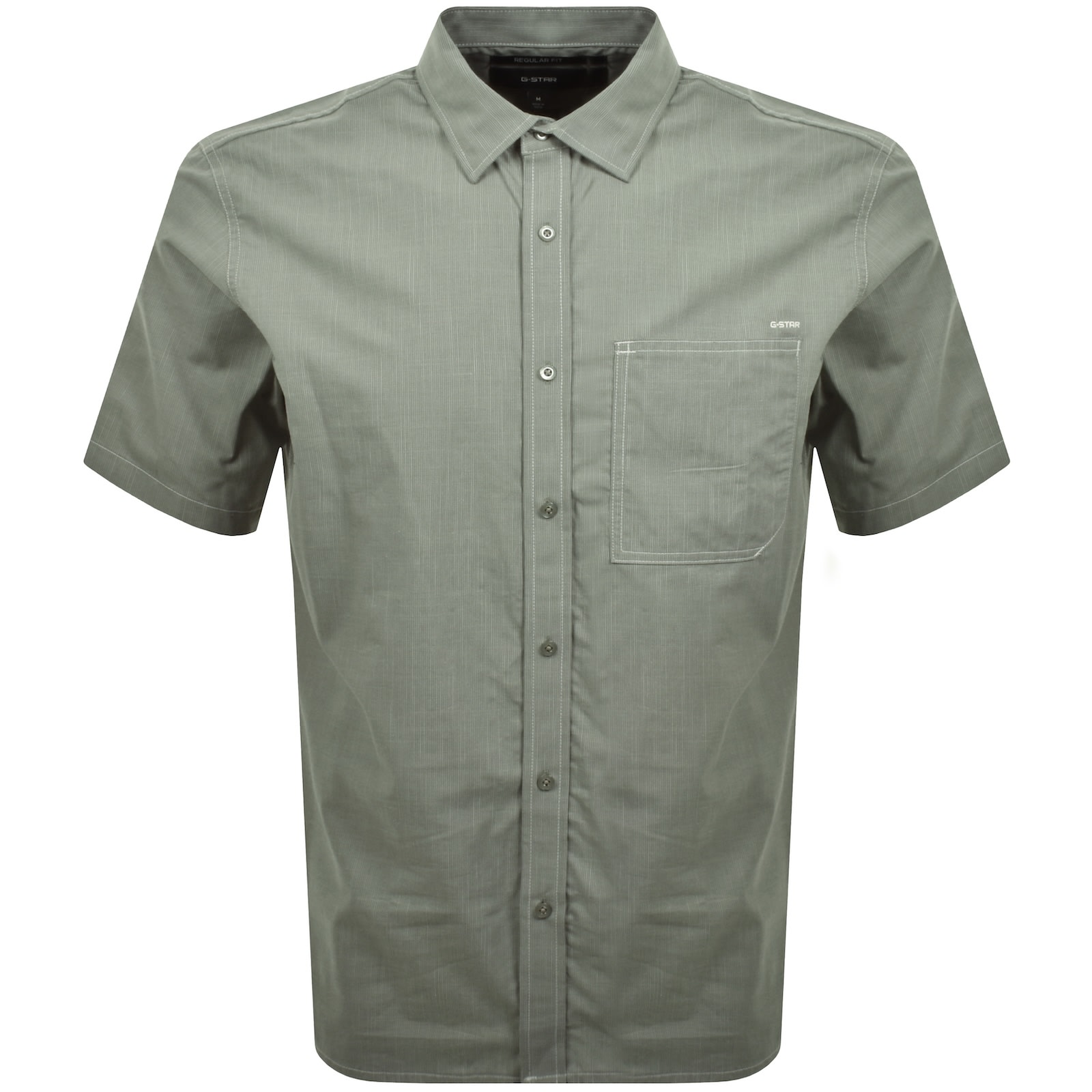 G-star Pocket Short Sleeve Shirt Green