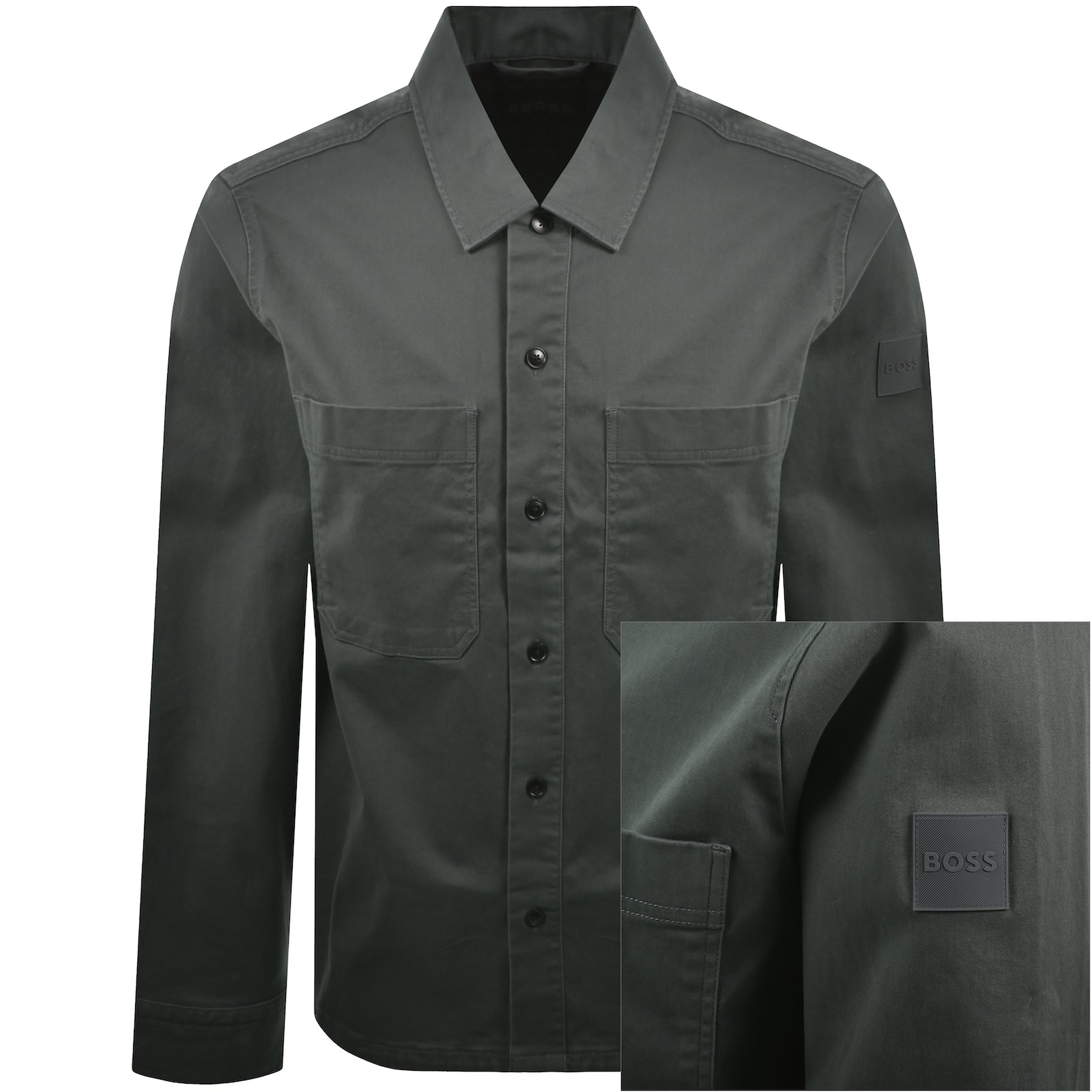 Boss Casual Boss Locky 4 Overshirt Green