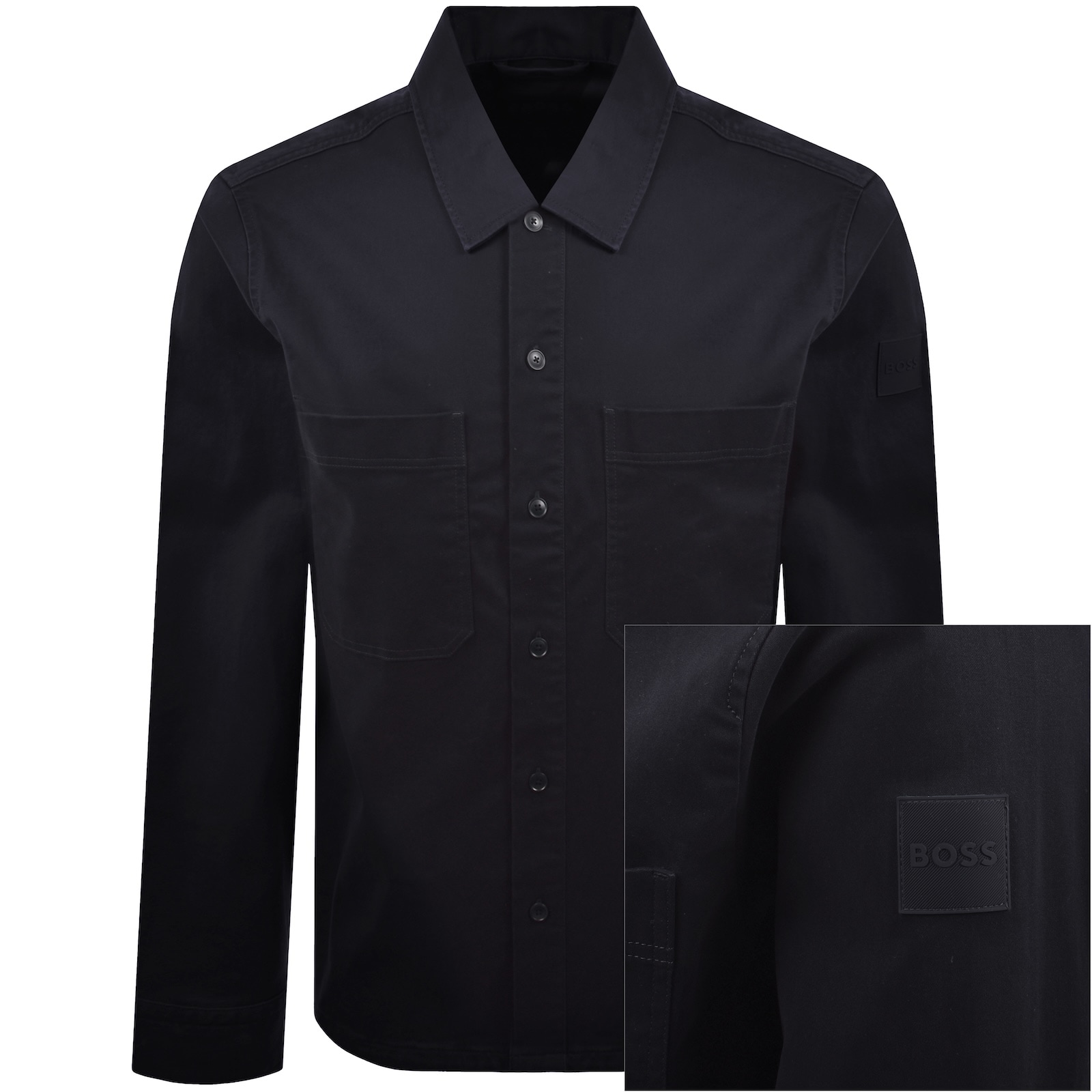 Boss Casual Boss Locky 4 Overshirt Dark Blue In Navy