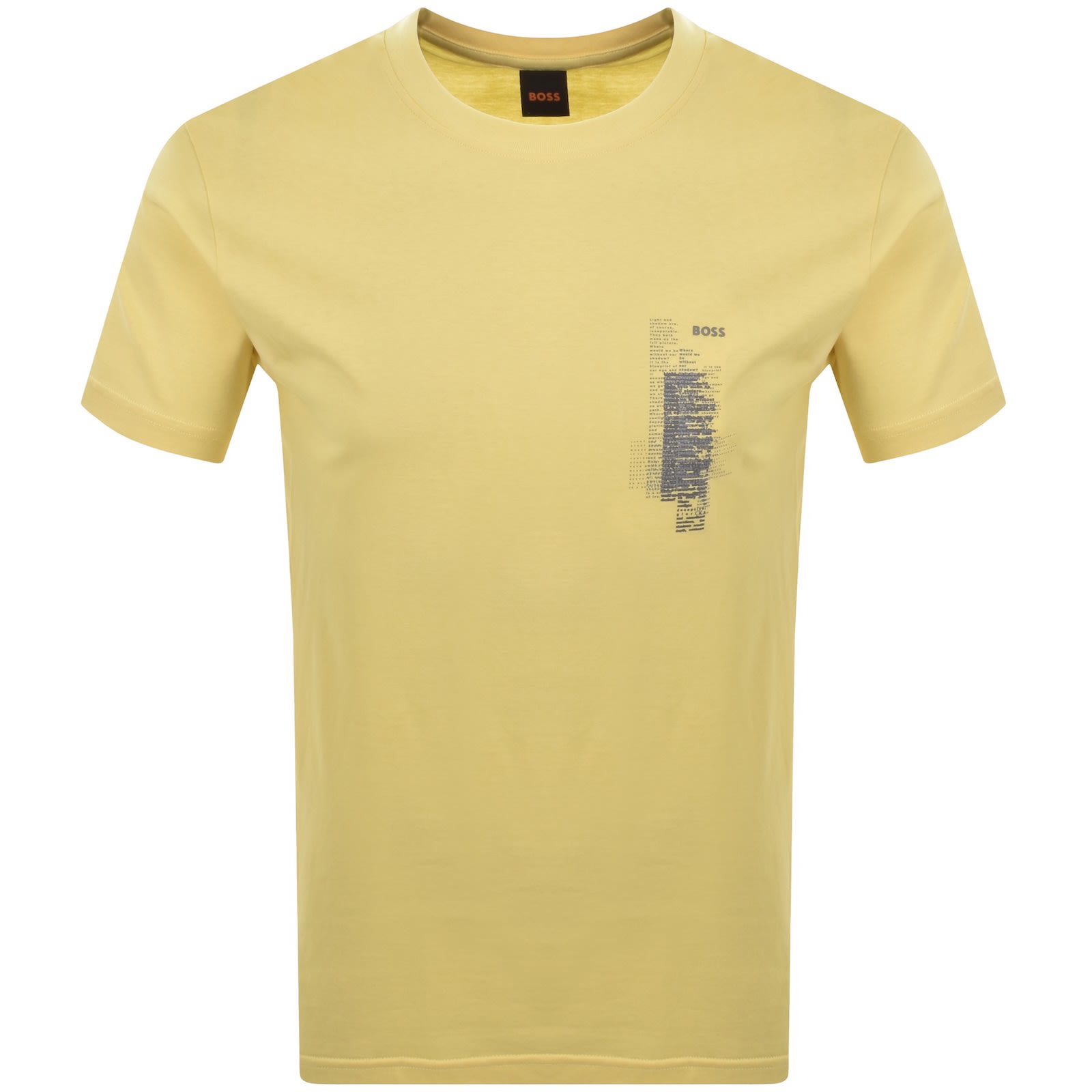 Boss Casual Boss Te Footprint T Shirt Yellow