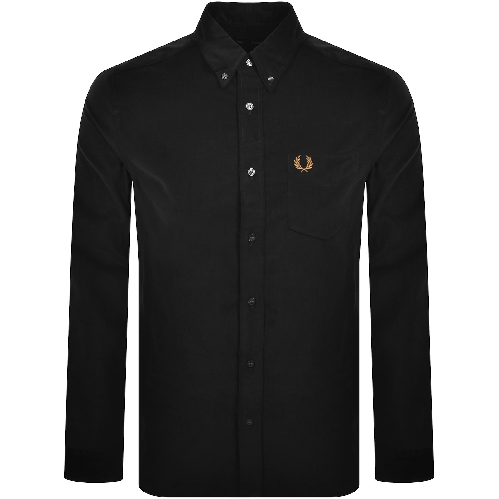 Fred Perry Needle Corduroy Shirt Black