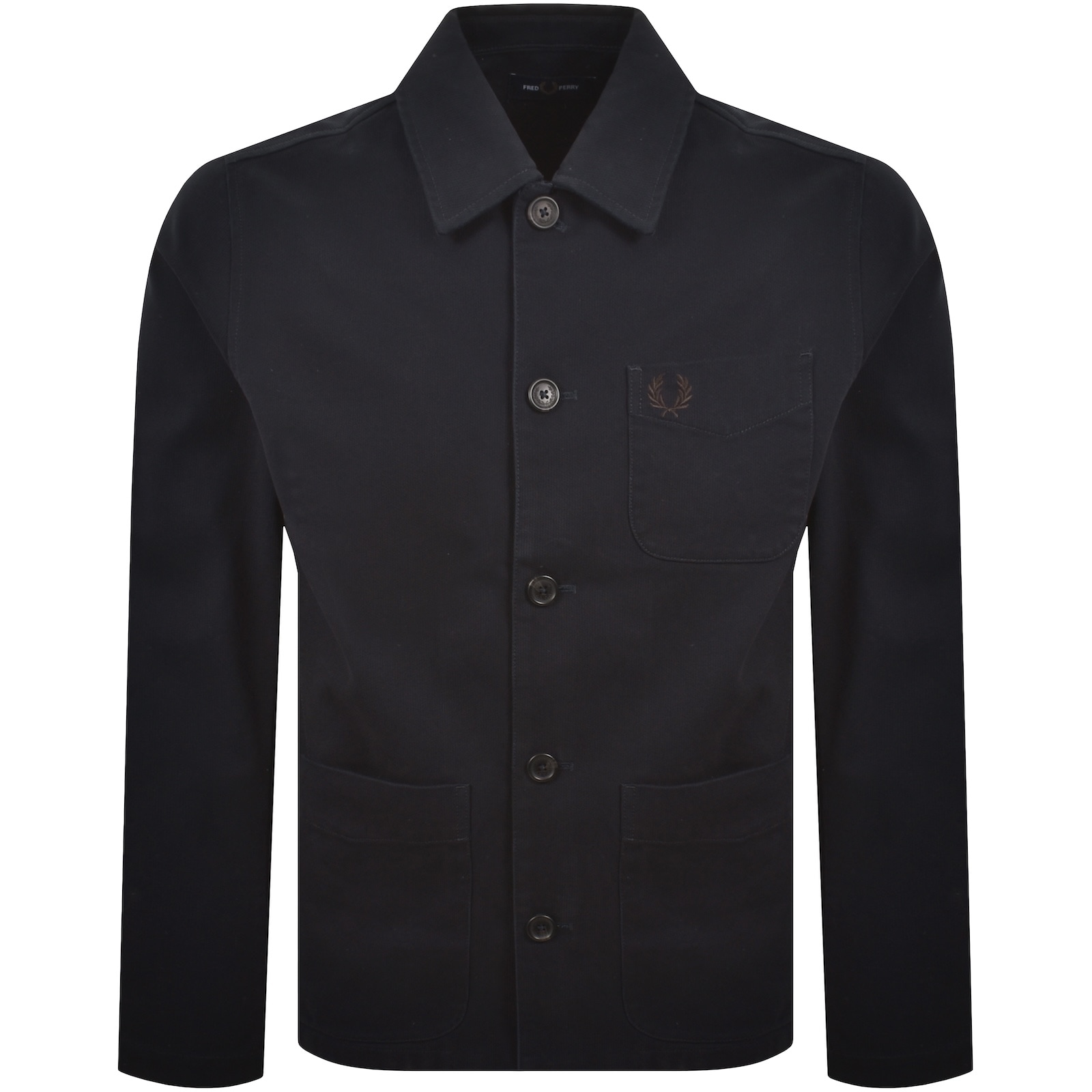 Fred Perry Bedford Corduroy Overshirt Navy