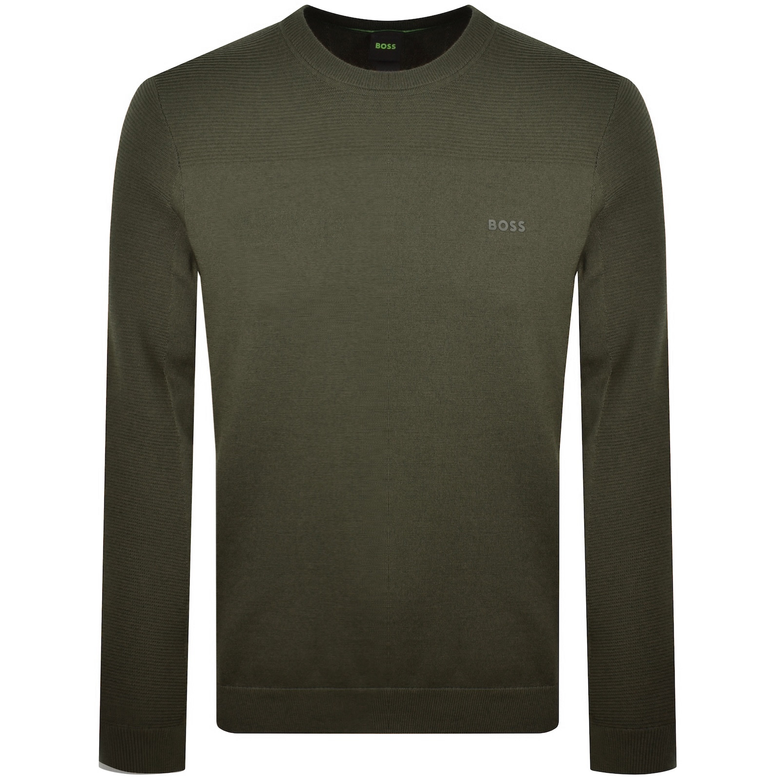Boss Athleisure Boss Knit Momentum-x Knit Jumper Green