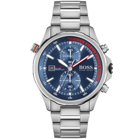 Product Image for BOSS 1513823 Globetrotter Watch Silver