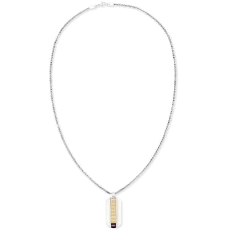 Product Image for Tommy Hilfiger Dog Tag Necklace Silver
