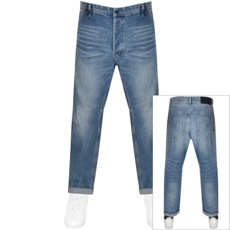 Product Image for G Star Raw Grip 3D Tapered Jeans Mid Wash Blue