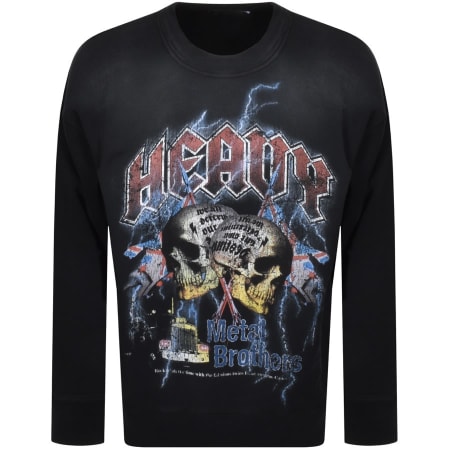Product Image for DSQUARED2 Heavy Metal Brothers Sweatshirt Black
