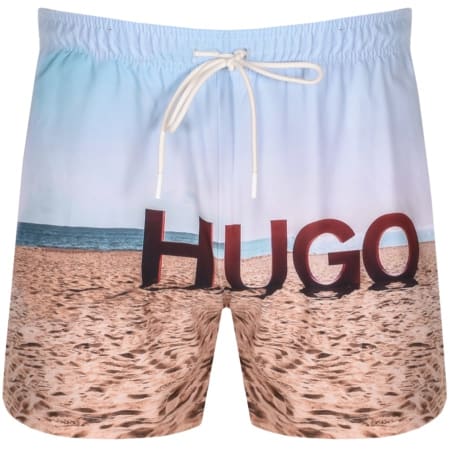 Product Image for HUGO Beech Swim Shorts Blue