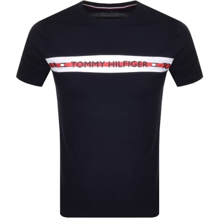 Product Image for Tommy Hilfiger Logo T Shirt Navy