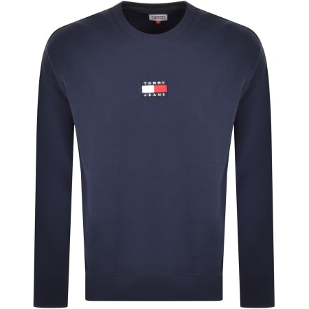 Product Image for Tommy Jeans Logo Badge Sweatshirt Navy