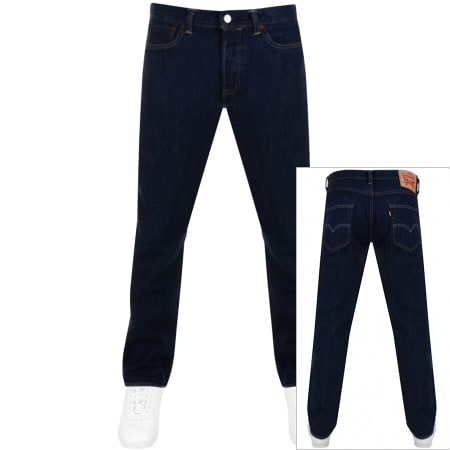 Product Image for Levis 501 Original Fit Jeans Dark Wash Blue
