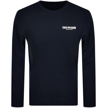 Product Image for True Religion Crew Neck Sweatshirt Navy