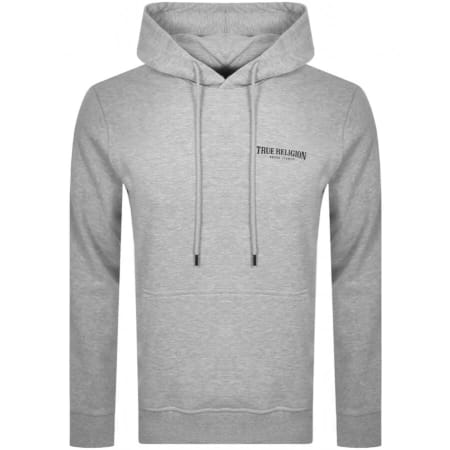 Product Image for True Religion Logo Hoodie Grey