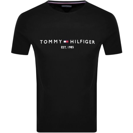 Recommended Product Image for Tommy Hilfiger Logo T Shirt Black