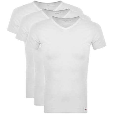 Product Image for Tommy Hilfiger Lounge 3 Pack V Neck T Shirts White