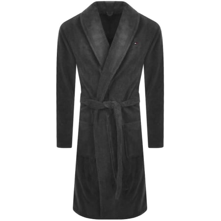 Recommended Product Image for Tommy Hilfiger Loungewear Icon Bath Robe Grey