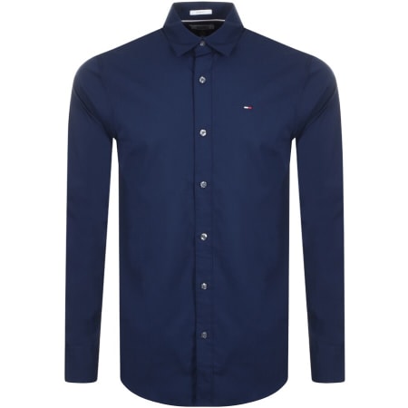 Recommended Product Image for Tommy Jeans Long Sleeved Shirt Navy