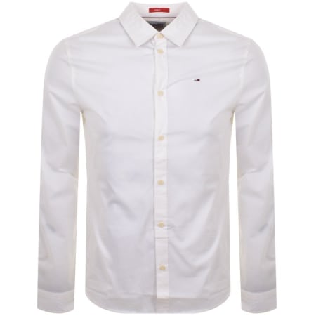 Recommended Product Image for Tommy Jeans Long Sleeved Shirt White