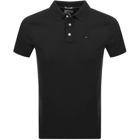 Product Image for Tommy Jeans Slim Fit Polo Shirt Black