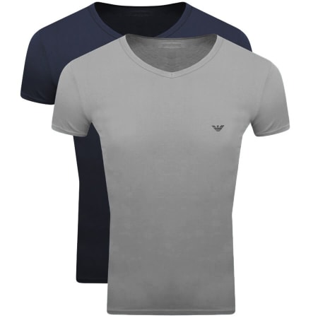 Product Image for Emporio Armani 2 Pack Lounge T Shirts Navy
