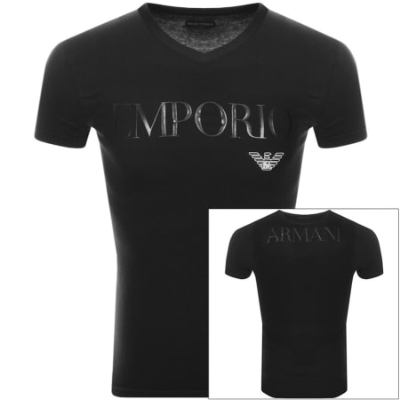 Product Image for Emporio Armani Lounge Slim Fit T Shirt Black
