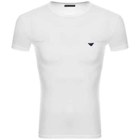 Product Image for Emporio Armani Lounge Crew Neck T Shirt White