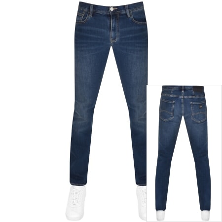 Recommended Product Image for Armani Exchange J13 Slim Fit Jeans Blue