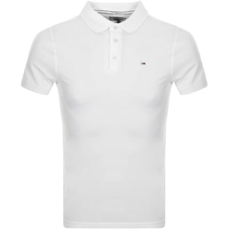 Product Image for Tommy Jeans Slim Fit Polo Shirt White