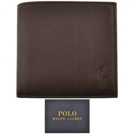 Recommended Product Image for Ralph Lauren Billfold Leather Wallet Brown