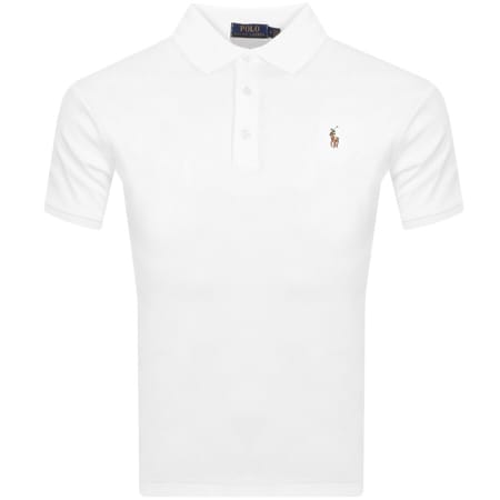 Product Image for Ralph Lauren Slim Fit Polo T Shirt White
