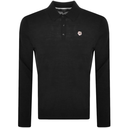Product Image for Ted Baker Wembley Long Sleeved Polo T Shirt Black