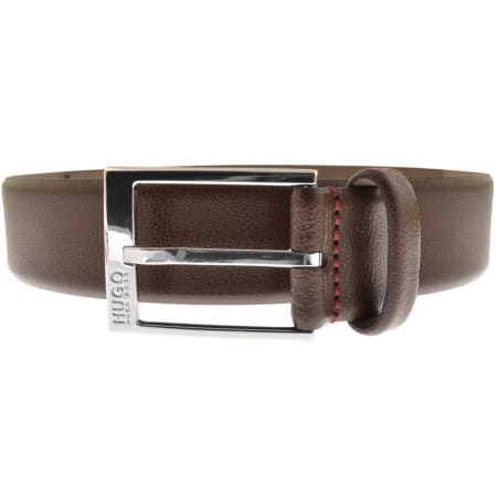Product Image for HUGO Gellot Leather Belt Brown