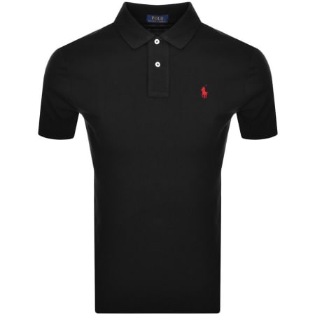 Recommended Product Image for Ralph Lauren Slim Fit Polo T Shirt Black