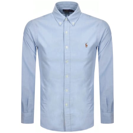 Product Image for Ralph Lauren Slim Fit Oxford Shirt Blue