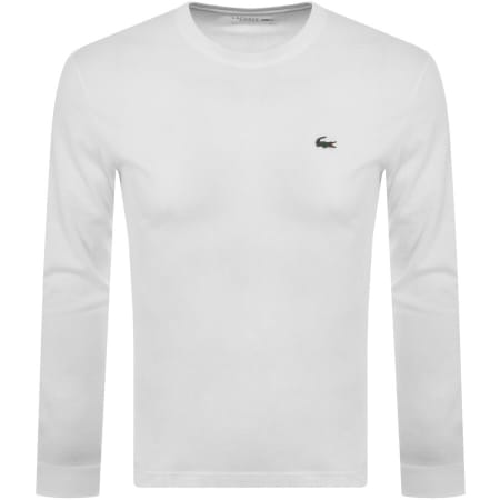 Product Image for Lacoste Long Sleeved T Shirt White