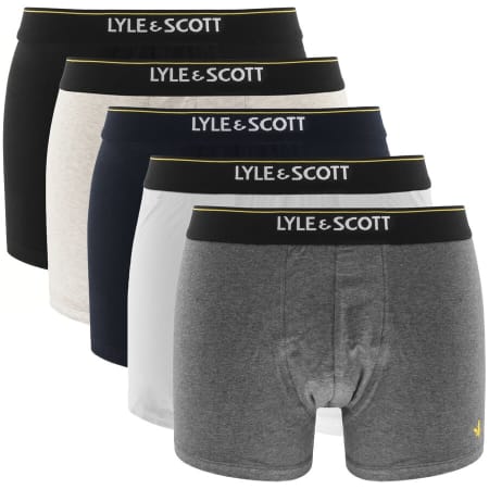 Product Image for Lyle And Scott Five Pack Trunks Grey