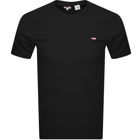 Product Image for Levis Original Crew Neck Logo T Shirt Black